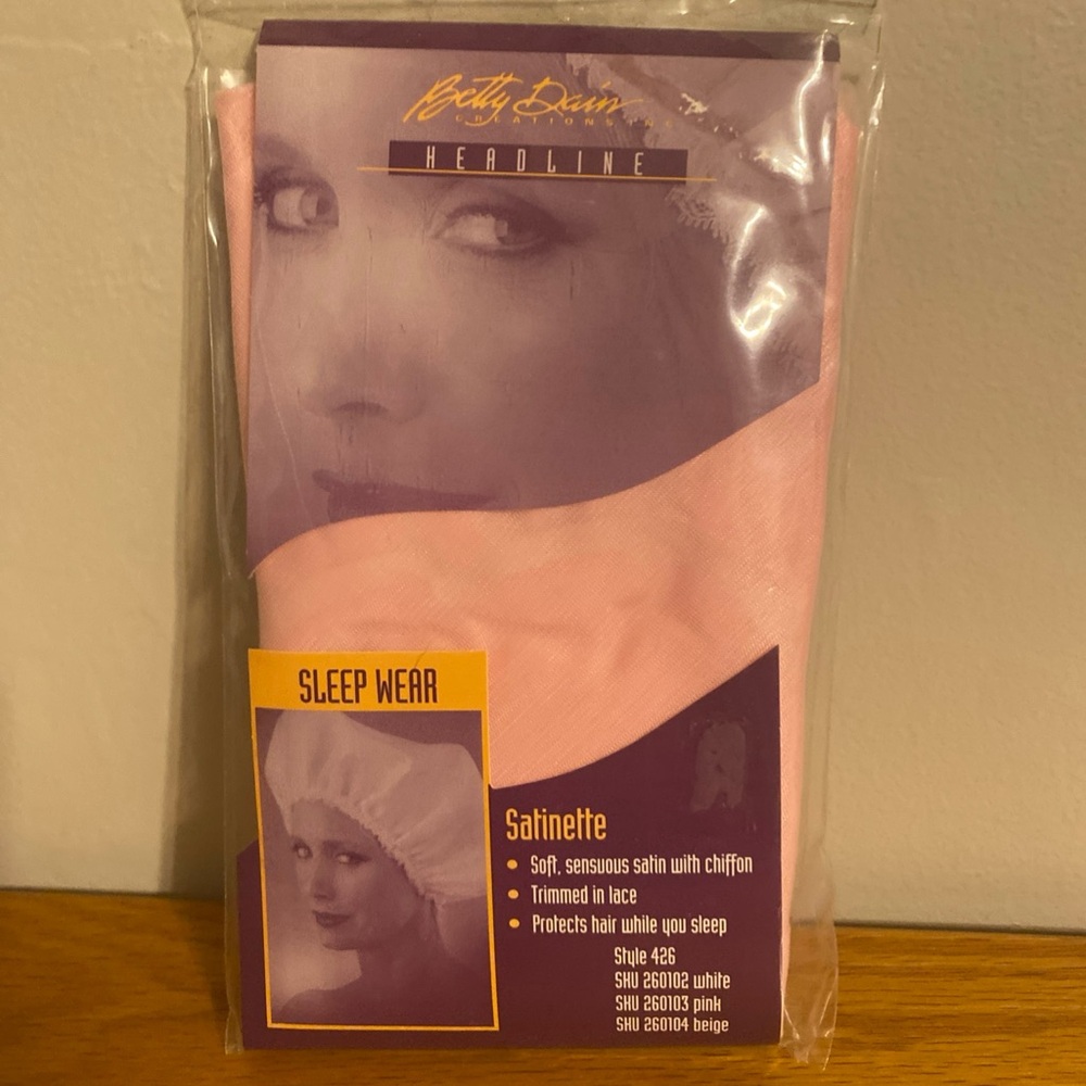 Satinette Sleep Cap - Pink